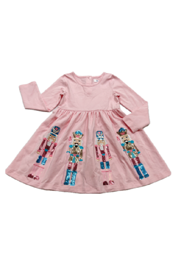 Clara Nutcracker Light Pink Sequin Dress