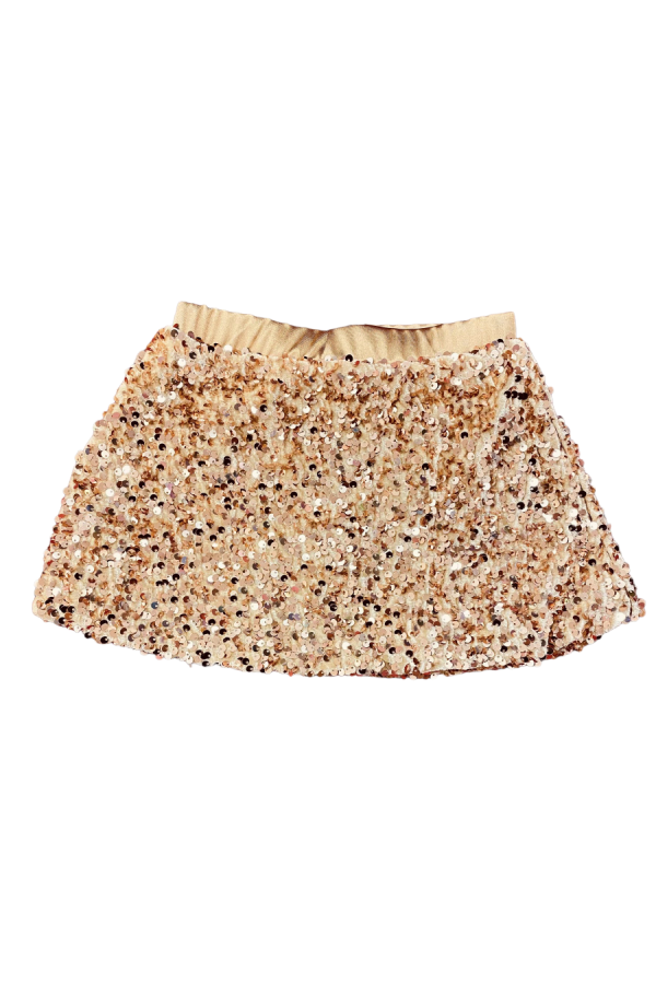 Sequin Gold Skort