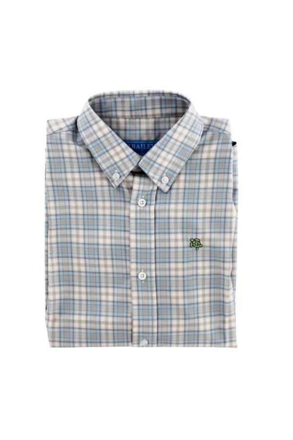 Roscoe Performance Button Down Shirt Ridge