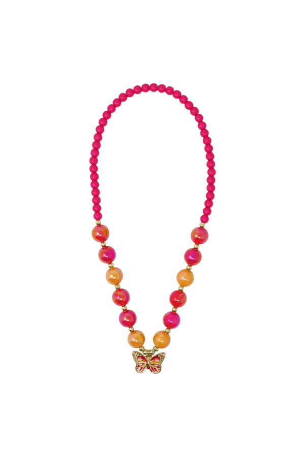 Vibrant Butterfly Necklace