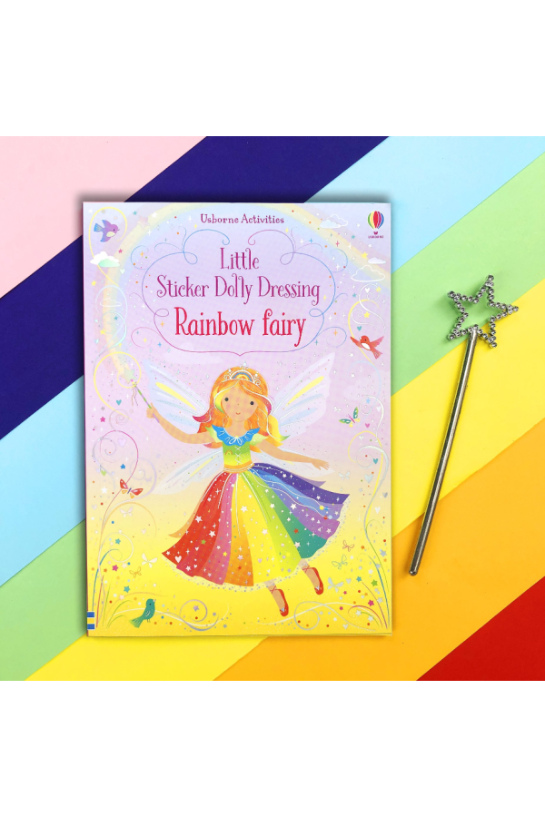 Little Sticker Dolly Dressing Rainbow Fairy Sticker Book