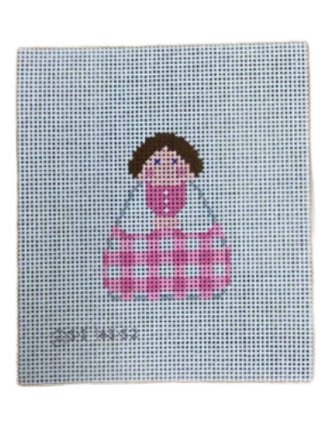 Pink Gingham Angel