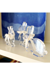 Acrylic Bunnies in Clear