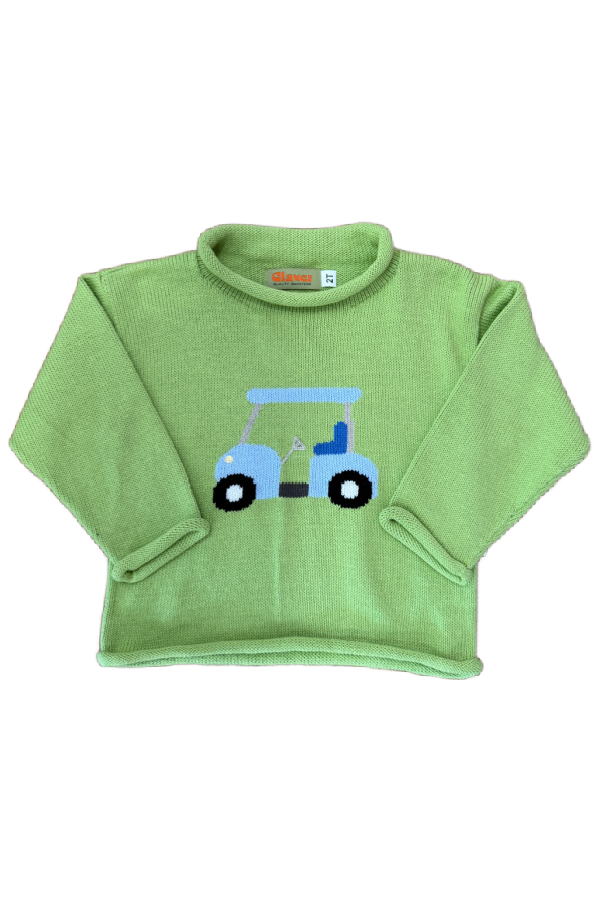 Golf Cart Roll Neck Sweater