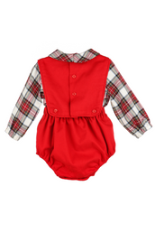 Steward Plaid Boy Overall