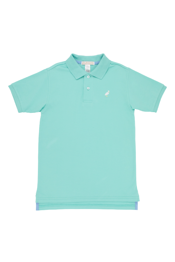 Prim and Proper Polo Short Sleeve Turks Teal