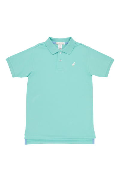 Prim and Proper Polo Short Sleeve Turks Teal