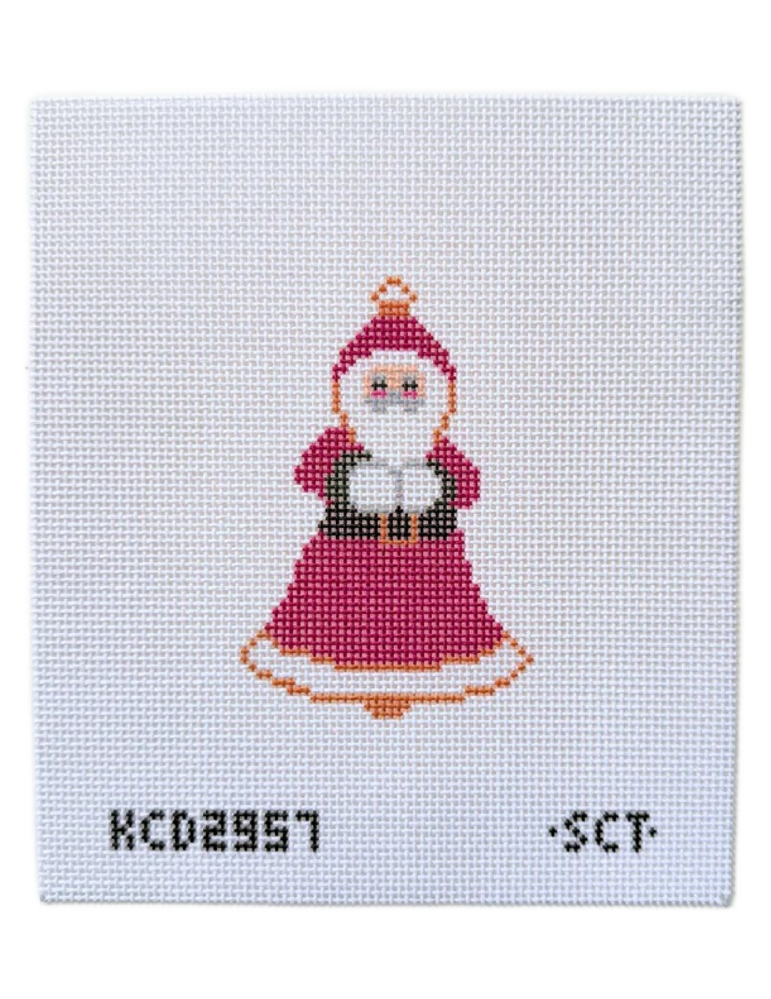 Bell Santa Printed Canvas