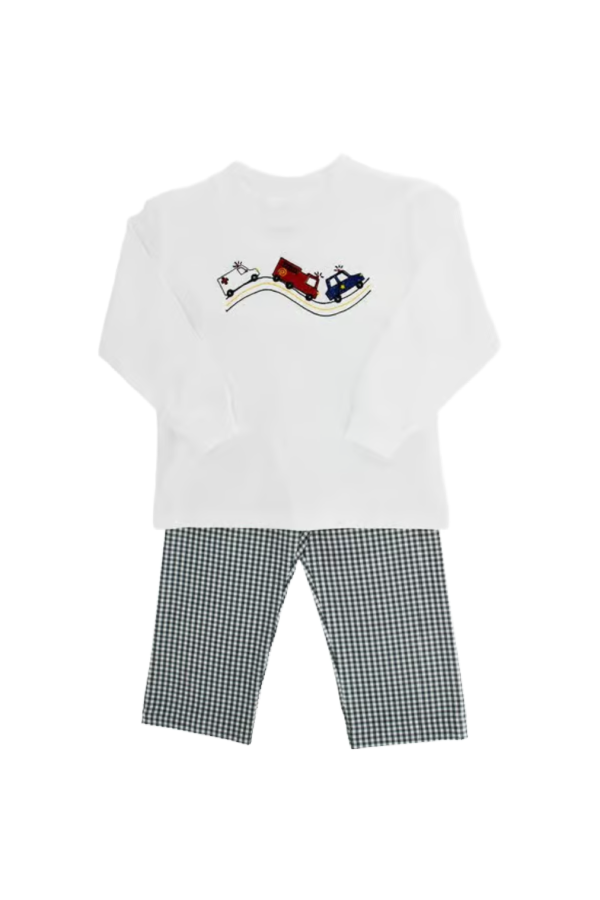 Emergency Vehicles Boy Pant Set