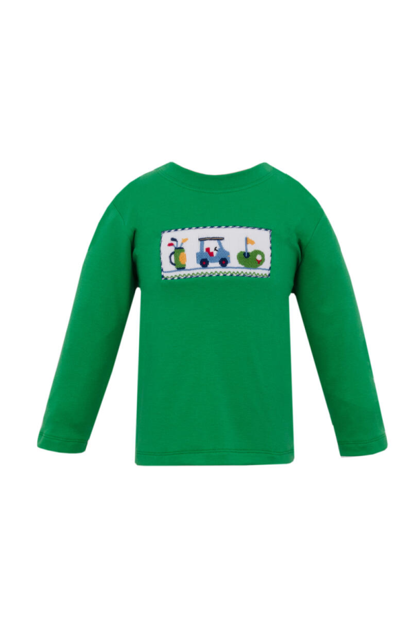 Golf Smocked Green Boy's T-shirt