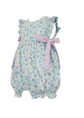 Lavender Liberty Floral Bubble with Side Bows