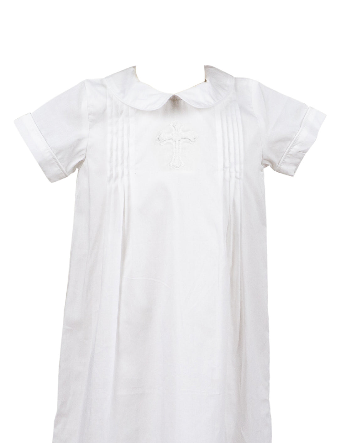 Cross Baptism Gown and Cap - Ivory Boy