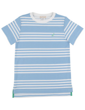 Saddle Ridge Carter Crewneck Sarasota Sky Worth Avenue White