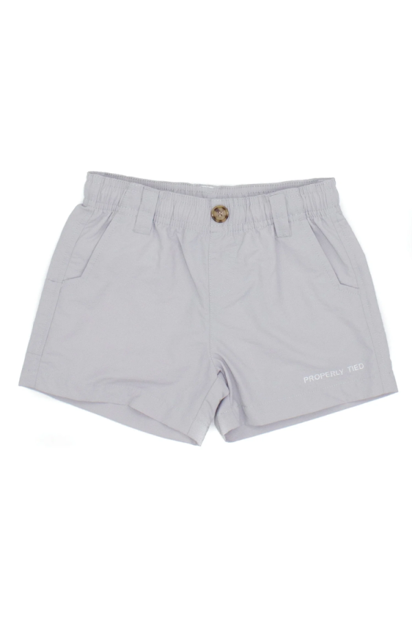 Boys Mallard Short Light Grey