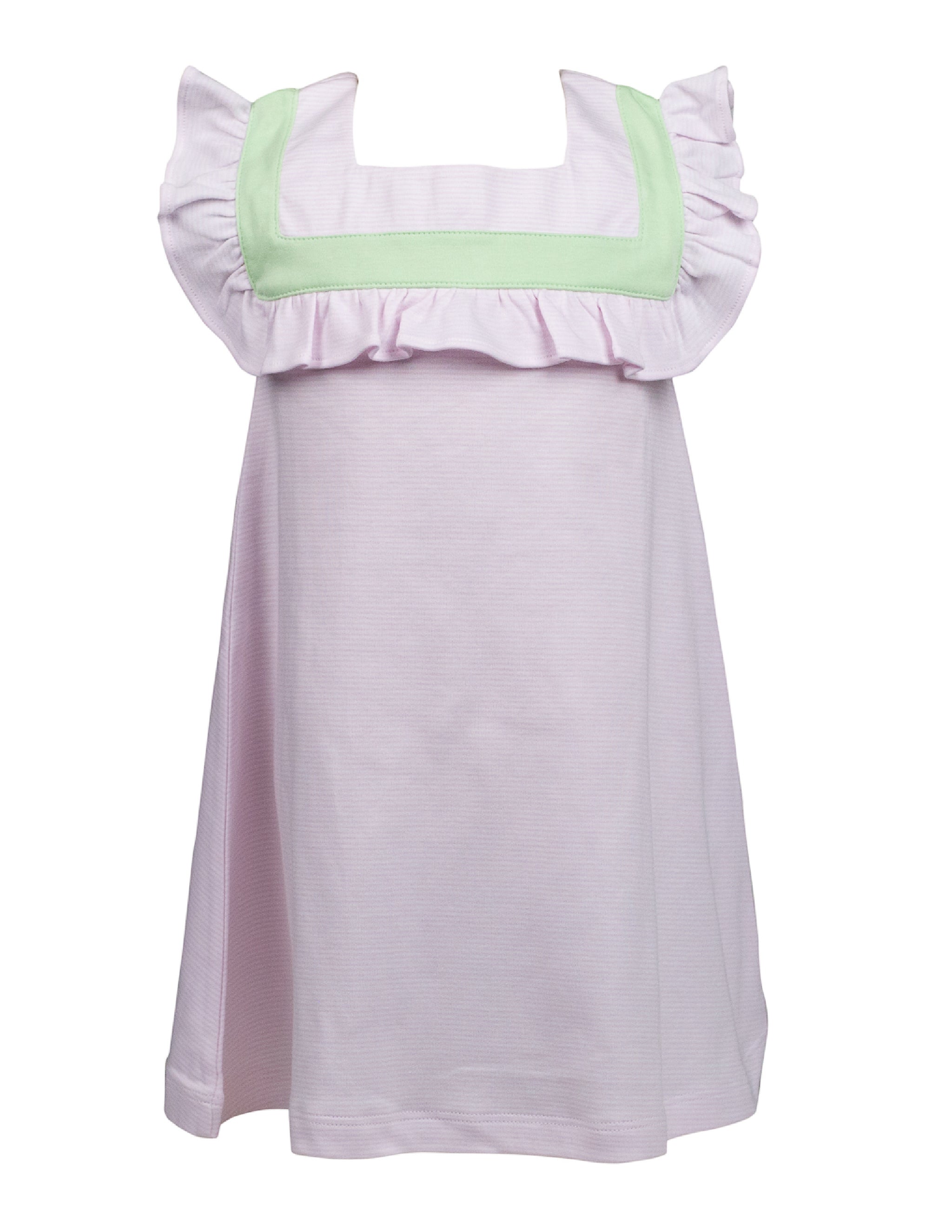 Pink and Green Sleeveless Stripe Dress – The Frilly Frog Pink and Green Sleeveless Stripe Dress – The Frilly Frog