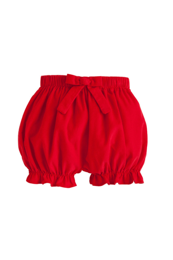 Bow Bloomers Red Corduroy