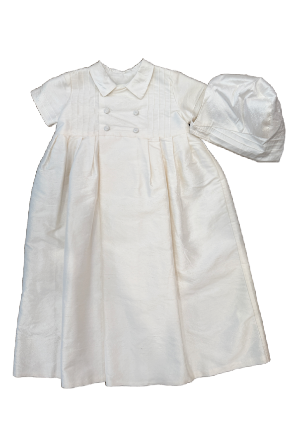 Boys Ivory Christening Gown Set