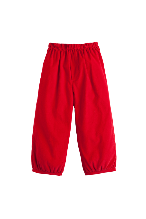 Banded Pull On Pant - Red