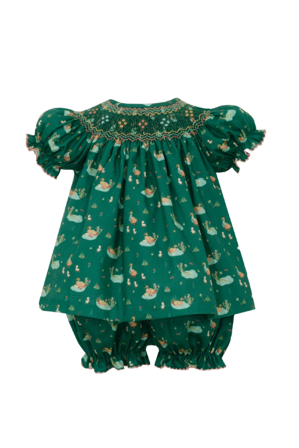 Baby Mallard Print Bishop Bloomer Set PRE-ORDER