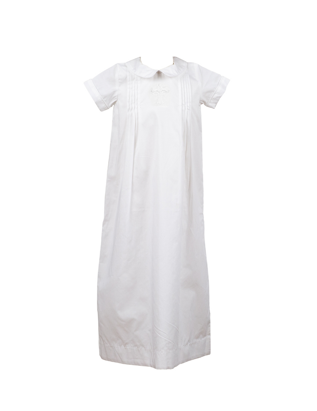 Cross Baptism Gown and Cap - Ivory Boy