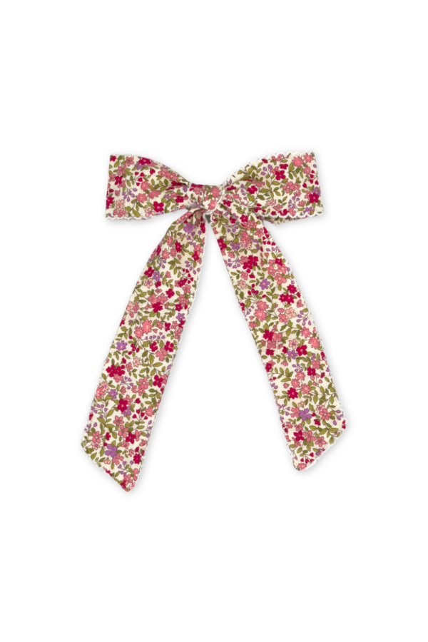 Lola Long Bow in Autumn Meadow Floral PRE-ORDER