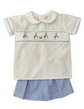 Drew Peter Rabbit Smocked Short Set