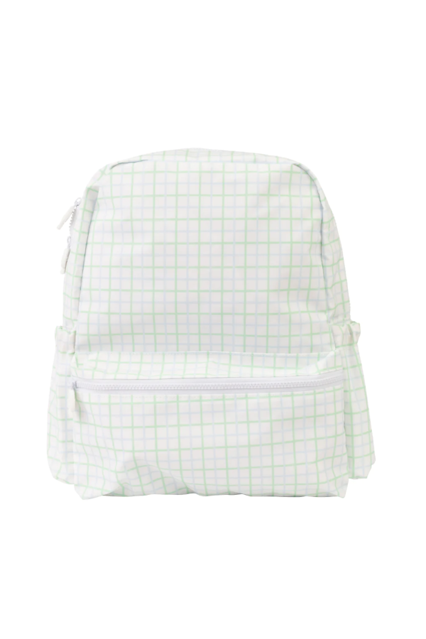 The Backpack - Blue and Green Windowpane