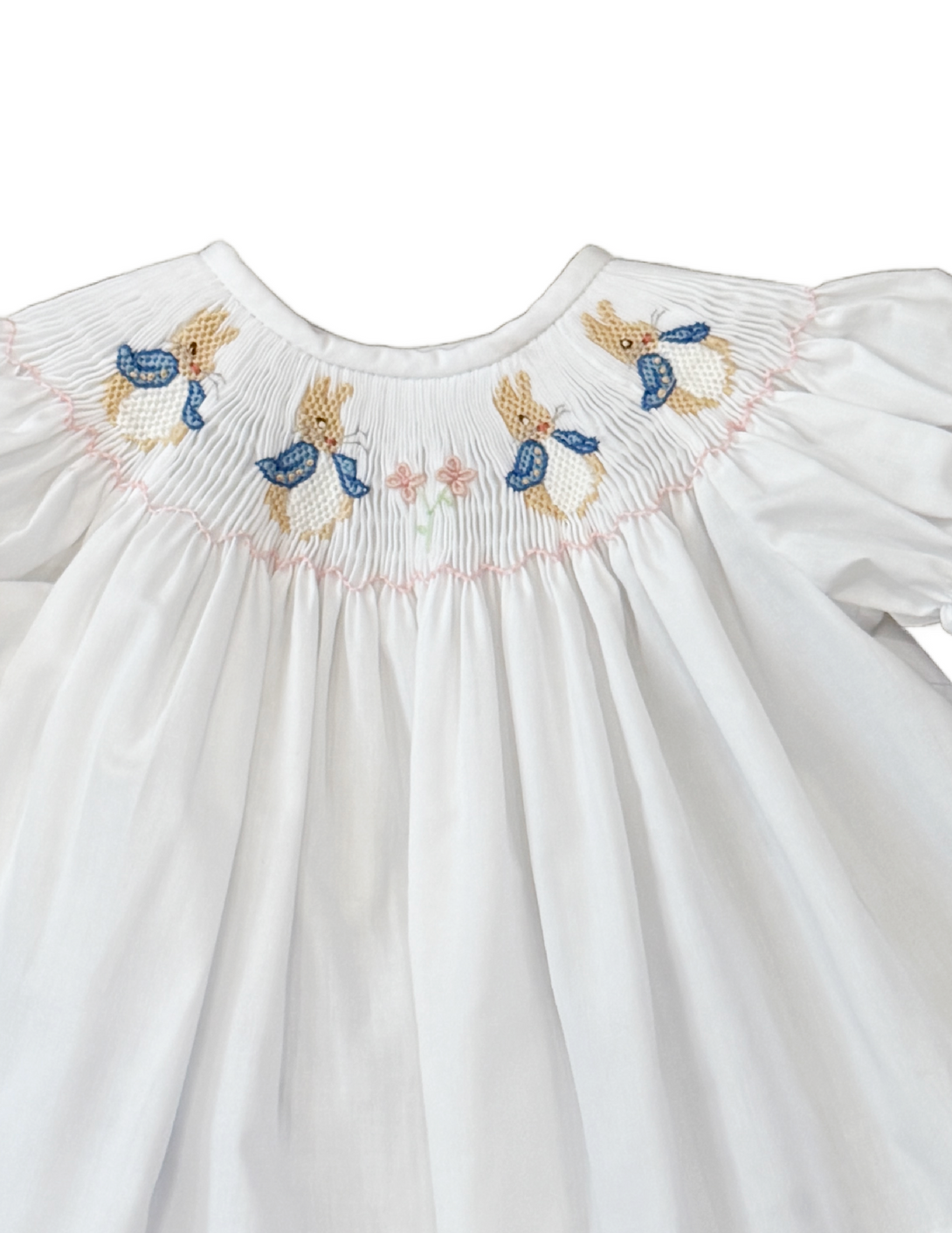 Emma Bloomer Set Smocked Peter Rabbit