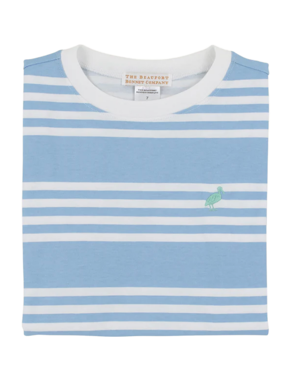 Saddle Ridge Carter Crewneck Sarasota Sky Worth Avenue White