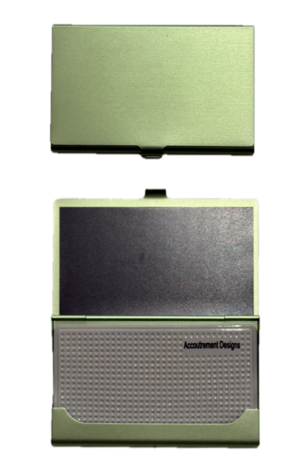Bead and Needle Case - Metallic Green