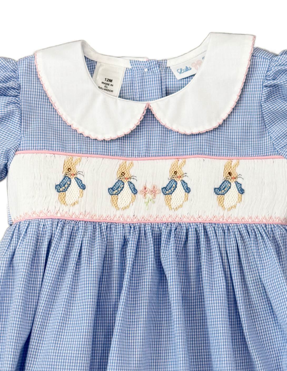 Rose Peter Rabbit Smocked Waist Dress