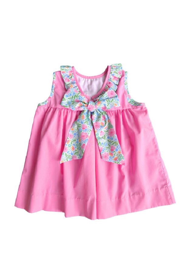 Pink with Fairview Floral Addison Ruffle Dress