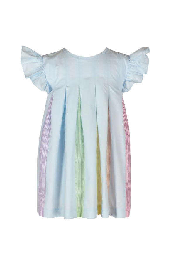 Rainbow Dress - Blue