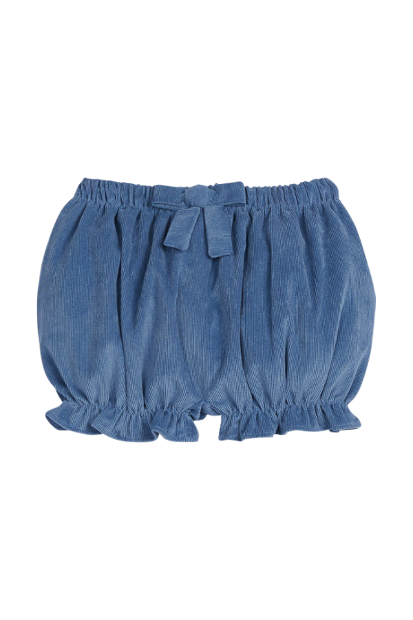 Bow Bloomers Stormy Blue Corduroy
