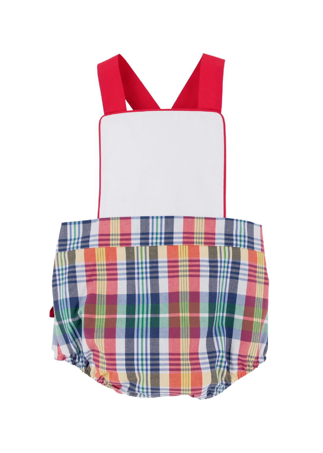 Sayre Sunsuit Montpelier Plaid/Worth Ave White/Richmond Red