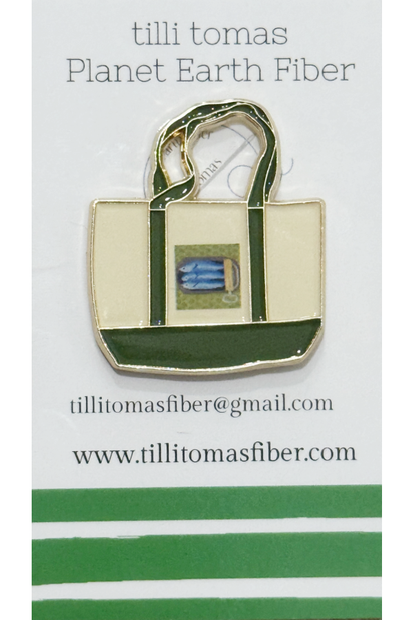 Needle Minder Boat Tote with Fish