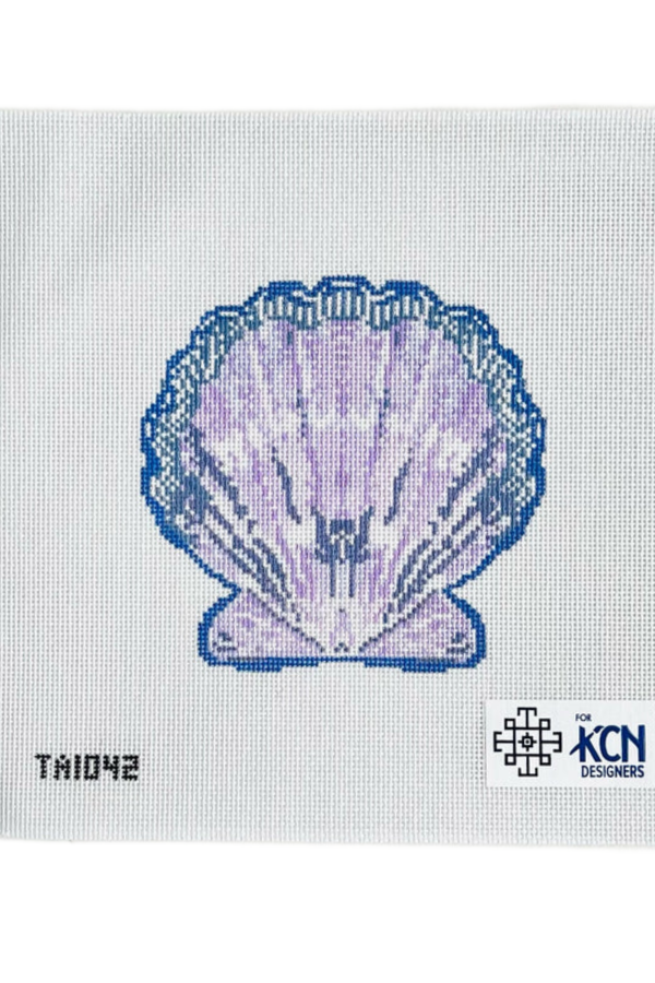 Scallop Canvas - Lavender