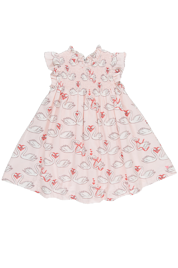 Stevie Dress Swan Love