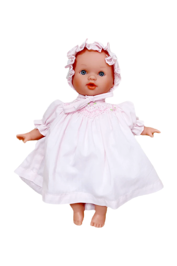 Abby 10" Doll with Light Pink Dress and Bonnet