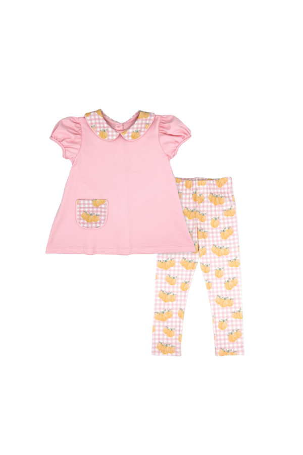 Rosie Legging Set in Pensacola Pink, Little Pumpkin