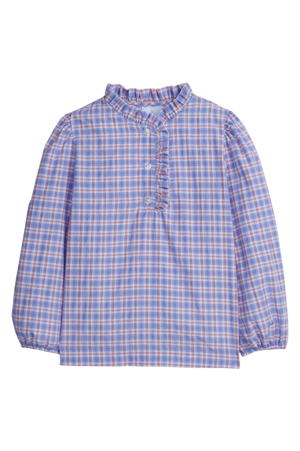 Ruffled Popover Paddington Plaid