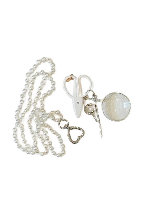 Chatelaine - White Glass