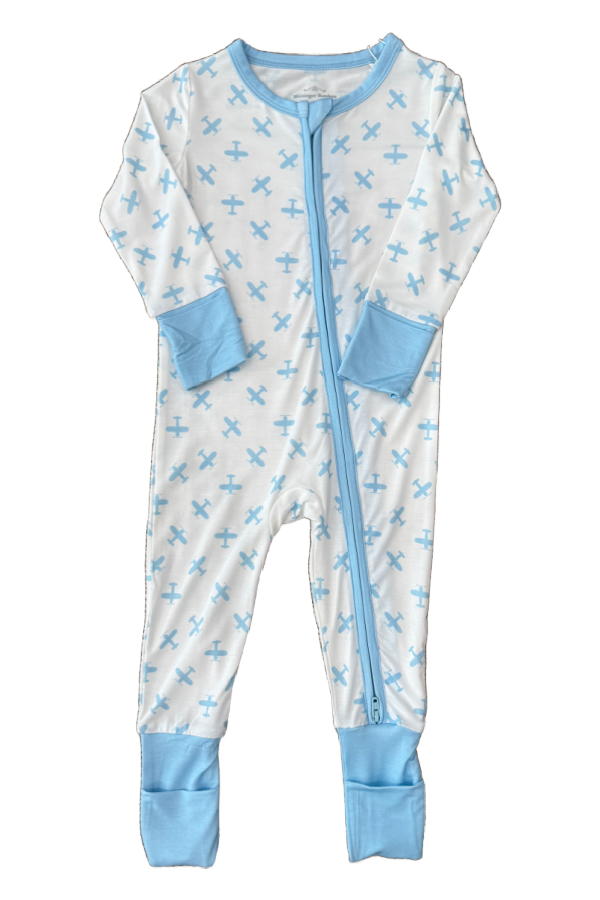 Airplane Zipper Romper