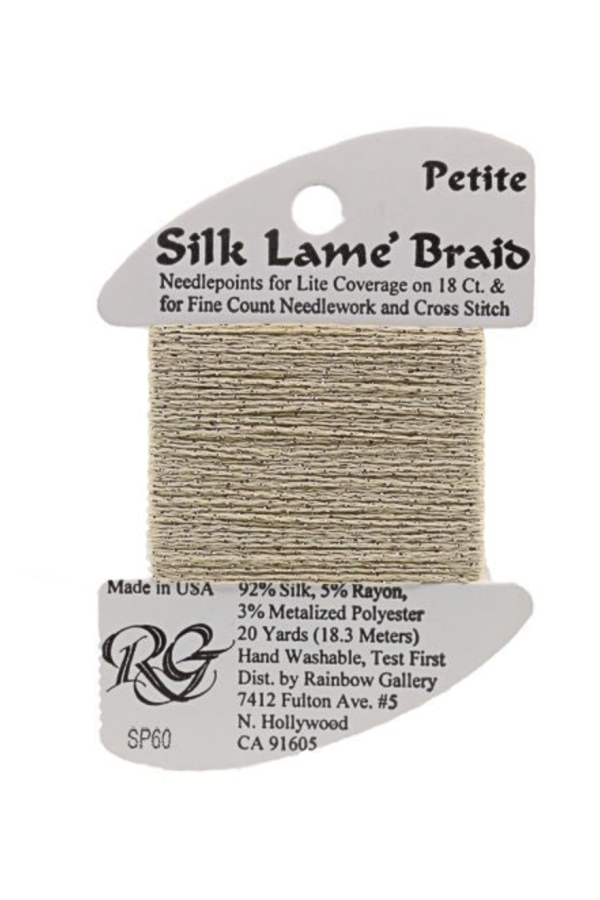Silk Lame' Braid Petite SP60 Camel