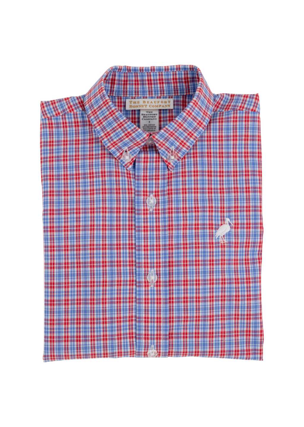 Dean's List Dress Shirt Rolled Sleeves Lawn Party Plaid