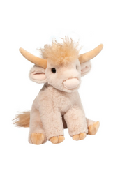 Laddie Cream Highland Cow