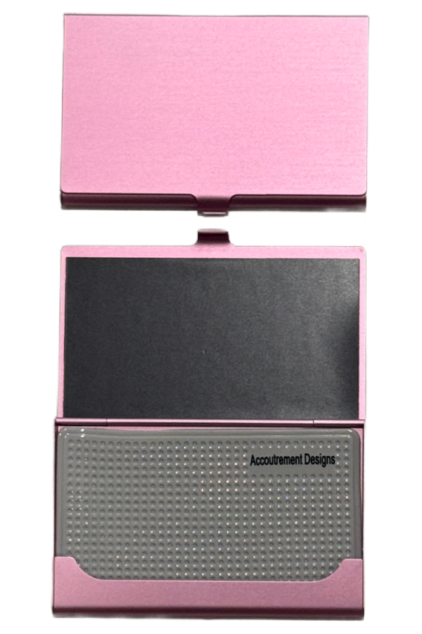 Bead and Needle Case - Metallic Pink