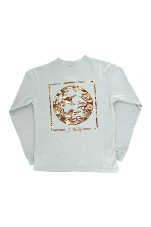 Logo Tee Duck Silhouette Sage