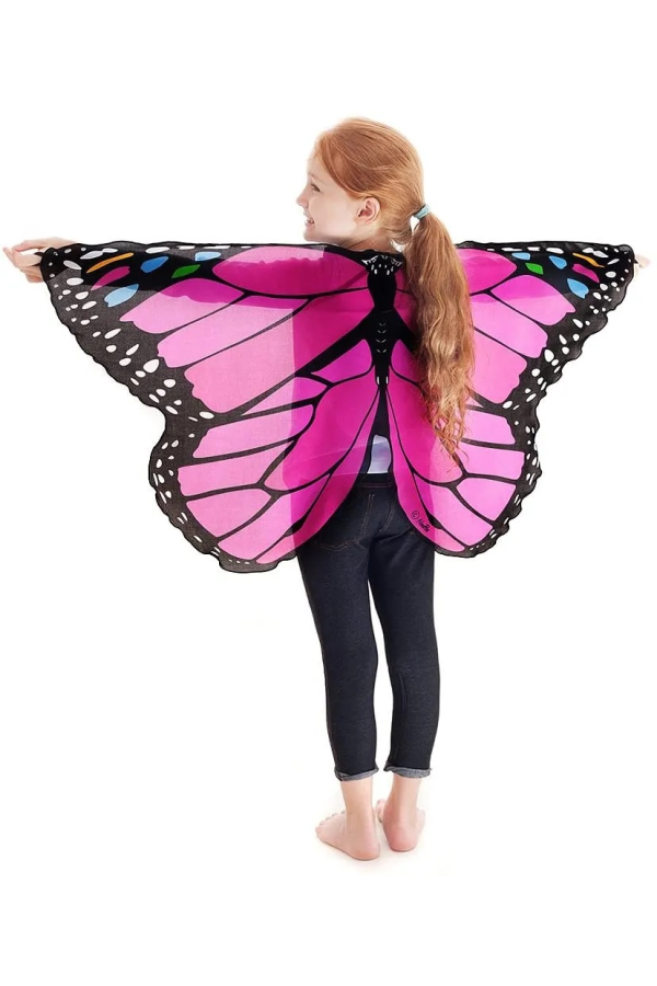 Pink Glitter Butterfly Wings