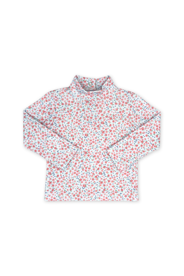 Tiny Tot Turtleneck in Townhouse Floral